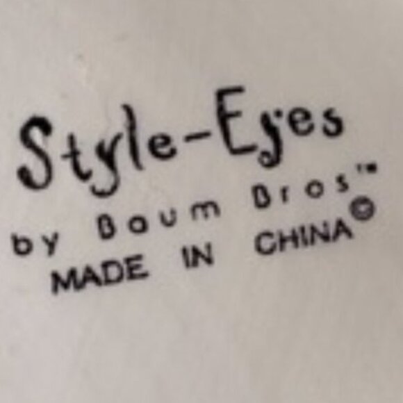 Vtg Style-Eyes by BAUM BROS MUG 3D Rose Garden and Ribbon 12 oz - Picture 12 of 13